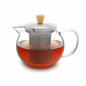 Klarstein Sencha, čajnik, 0,65 l, cedilo iz nerjavečega jekla, borosilikatno steklo, pokrov (-)