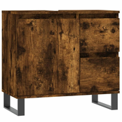 Kupaonski ormaric boja hrasta 65 x 33 x 60 cm konstruirano drvo