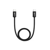 WG - Podatkovni kabel Type-C na Type-C/1 m/3A/črn