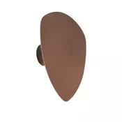 Dizajnerska stenska svetilka bronasta organska 32 cm 2-luči - Pulley
