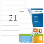 Herma Herma Premium naljepnice 4668 ( 70 mm x 42.3 mm ), bijele, 2100 kom., trajne