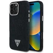 slomart Etui Guess Denim Triangle Logo MagSafe za iPhone 16 Pro - črno
