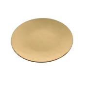 shumee Dekorativni krožnik 22 cm ZLATI pleksi steklo | P0002-22_GLD