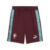 PUMA Portugal KING Sweat Shorts Men, Football, Ruby Shimmer/Sea Glass, XL