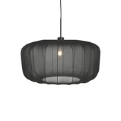 Steinhauer Visoka svetilka Sparkled Light, črn najlon, O 60 cm, E27 - Dnevna soba/jedilnica - Sodobni - Tkanine/tekstil