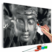 Slika za samostalno slikanje - Buddha in Black and White 60x40