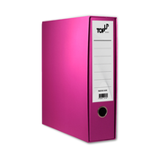 Registrator TOP UP STANDARD, širok, A4/80, vijoličen z barvnim ovojem