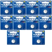 shumee VARTA CR 1616 litijeva gumbasta baterija za daljinski upravljalnik ure 3V x 10