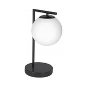 Stona lampa 1xE27/40W/230V crna/bela