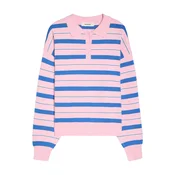 Bershka Pulover modra/roza