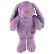 Igrača Dog Fantasy Cuddle Zajček s tlukajočim srcem vijolična 29cm