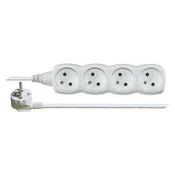 Podaljševalni kabel - 4 vtičnice, 10 m, bel 70442