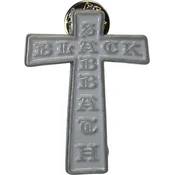 Black Sabbath Cross Odznak 40 mm