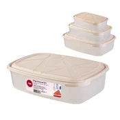 Plasticna posuda Frigo Linea set 3/1, Krem