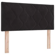 Vidaxl Vzglavje Črna 100 cm Žamet