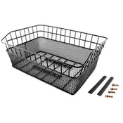 VELO 3838451559184 ČRNA 45X30X18 košara za prtljažnik
