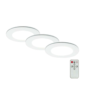 Briloner - KOMPLET 3x LED ugradnih svetala za kupatilo LED/4,8W/230V IP44 + daljinski upravljac