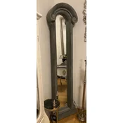 Casa Padrino country style mirror gray 50 x H. 201 cm - Narrow rectangular wall mirror - Country style solid wood wall mirror - Country style furniture - Country style interior