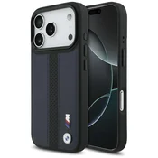Bmw OVITEK BMW M Z PERFORIRANIM LOGOM IN ČRTKAMI ZA IPHONE 17 PRO MAGSAFE LUXURY