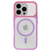 AVIZAR MagSafe ovitek za iPhone 16 Pro, dvomaterialna zaščita, trda hrbtna stran, Vijolična, (5000189652)