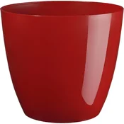 Pokrov za cvetlični lonec ELLA CHRISTMAS plastični sijajni d13x12cm