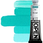 GOLDEN OPEN Akrilna barva s počasnim sušenjem 59 ml - 7369 Teal