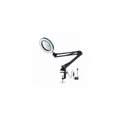 LED Zatemnitvena namizna svetilka s povečevalnim steklom LED/22W/5V črna