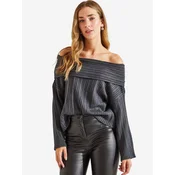Bianco Lucci Pulover Pullover temno siva