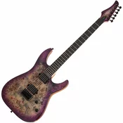 Schecter C-6 Pro Aurora Burst