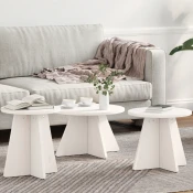 Kava Stol 3 pcs Bijelo