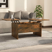 Stolic za kavu boja hrasta 80x50x42,5 cm konstruirano drvo