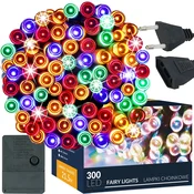 springos BOŽIČNE LUČKE 300 LED 22m ZUN/NOT za MULTI BOŽIČNO drevo, (21638670)