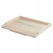 KADAX Velika lesena deska za testo 73x60 cm enostranska