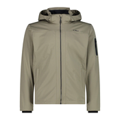 CMP MAN JACKET ZIP HOOD, moška pohodna jakna, zelena 39A5027
