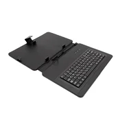 AIREN AiTab usnjeni etui 4 s tipkovnico USB 10 BLACK (CZ/SK/DE/UK/US... razporeditev)
