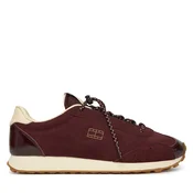 Superge Tommy Jeans Tjw Retro Archive Runner Suede EN0EN03125 Bordo rdeča