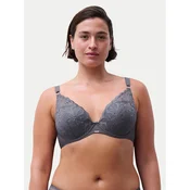 Chantelle Nedrček s kostjo Fleurs C12M20 Siva