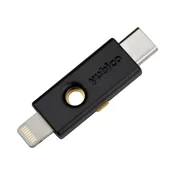 Yubico Yubico YubiKey 5Ci sigurnosni kljuc, USB-C/Lightning, crni