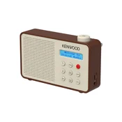 Kenwood CR-M25DAB-T Prijenosni DAB+ s radio ASA funkcijom upozorenja mocca
