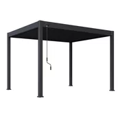 Bioklimatska pergola INTRO NEO 3,6x3 m, aluminij in jeklo – prostostoječa