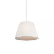 Retro viseča svetilka krem 45 cm - Plisse