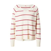 LEVIS  Pulover Petal rdeča/volneno bela