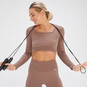 MP x Tatiana Seamless Long Sleeve Crop Top - Hazelnut - XS