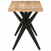MAISON CHIC Jedilna miza - Kuhinjska miza - Jedilni stol 120x60x76 cm trden akacijev les, (21715185)