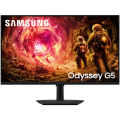 Monitor Samsung 32 Odyssey G5, LS32FG502EUXEN, IPS, gaming, AMD FreeSync Premium 180Hz, 1ms (GTG), HDR10, HDMI, DP, Pivot, 2K LS32FG502EUXEN