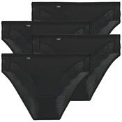 Sloggi Romance Tai PACK DE 4 Črna