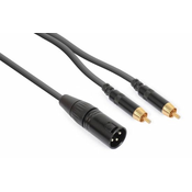 Pd CONNEX KABEL CX58-3 Cable XLR Male - 2x RCA Male 3.0m
