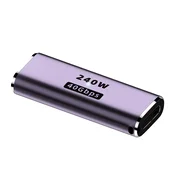 INF 240W Večnamenski Adapter: 240W 40Gbps USB-C Ženski na Ženski - Vijoličen, (5000291500)