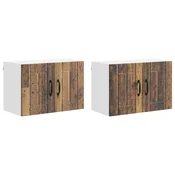 Vidaxl Omarica na steni LUCCA 2 szt. Star les 60 x 31 x 40 cm