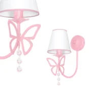 Stenska svetilka CHARLOTTE PINK 1xE14